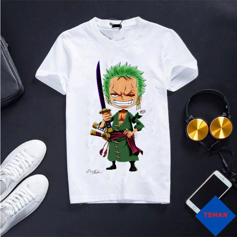 Áo thun Unisex - One piece Zoro lúc bé