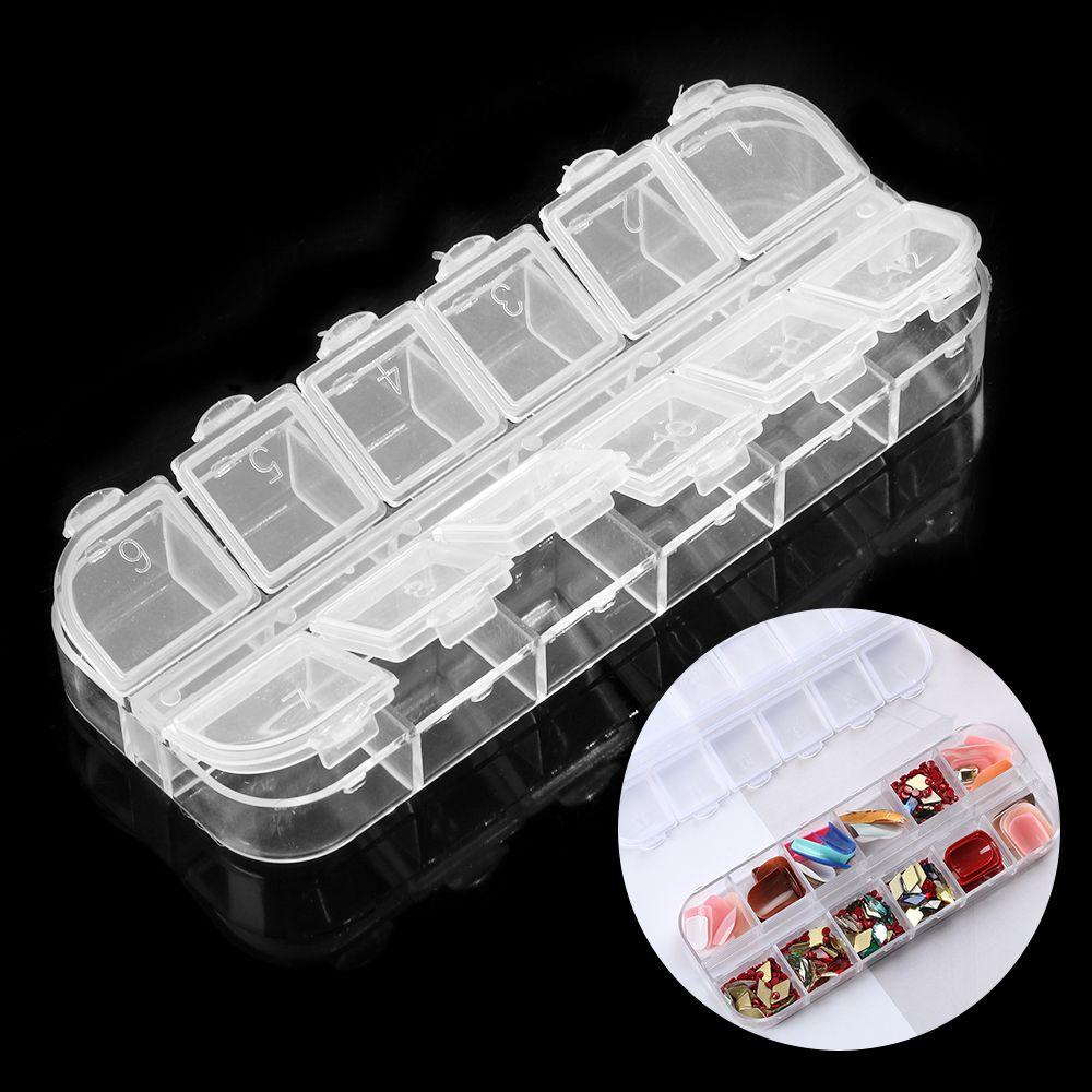 Hộp Đựng Thuốc 12 Ngăn 1 Màu Trơn Tiện Dụng