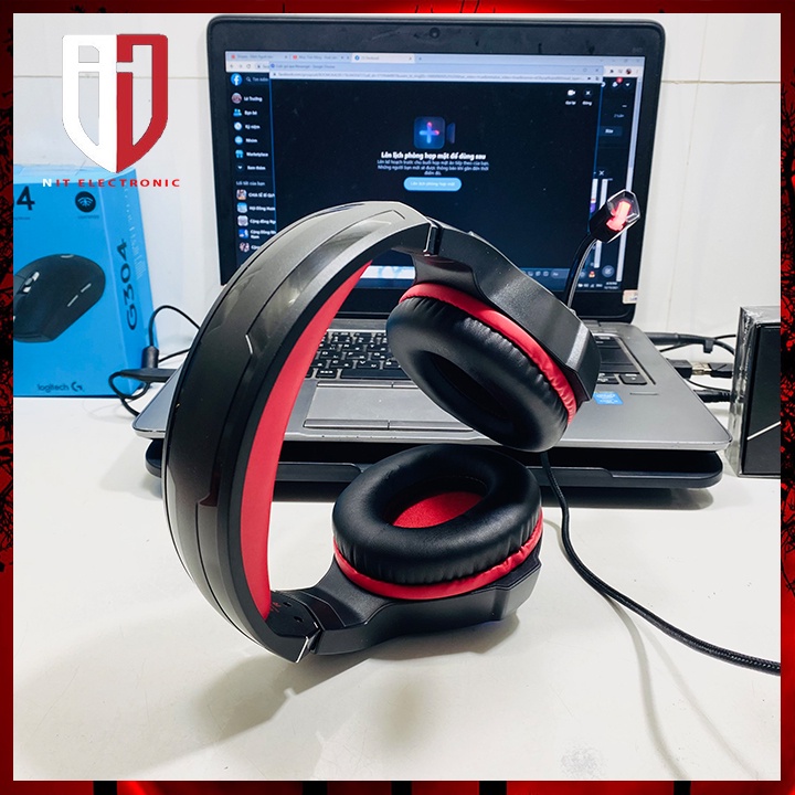 Tai nghe chụp tai máy vi tính laptop chuyên game cao cấp Microlab G7 headphones có dây