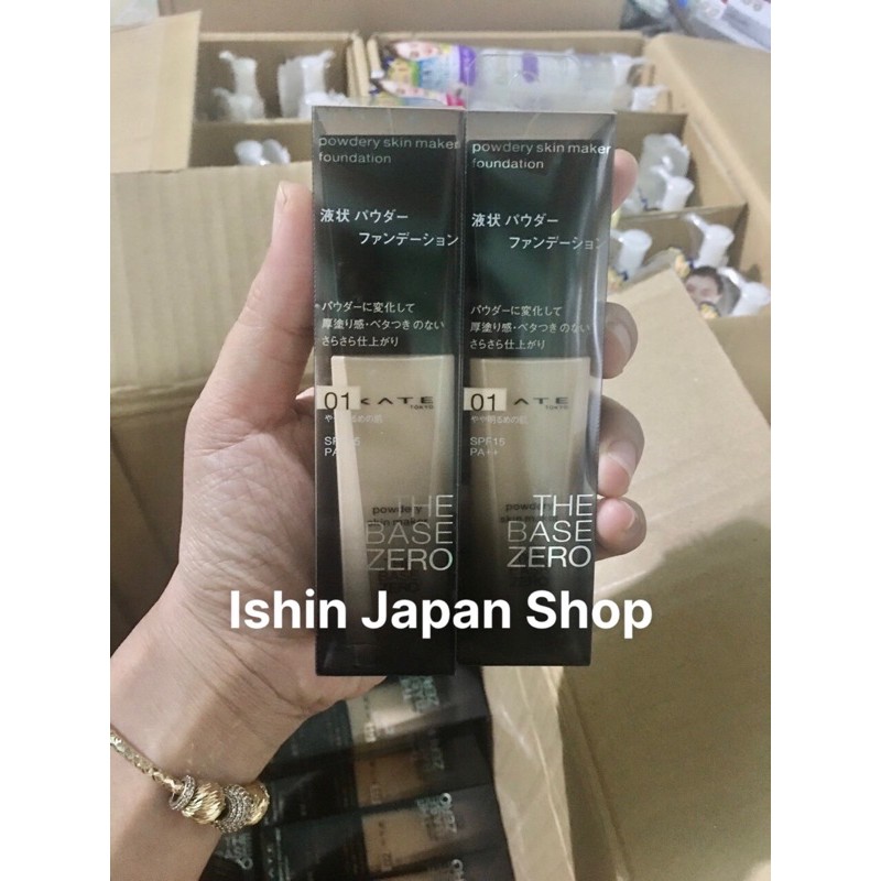 Kem nền kate tokyo the base zero nhật bản mẫu mới nhất (chai trắng) | BigBuy360 - bigbuy360.vn