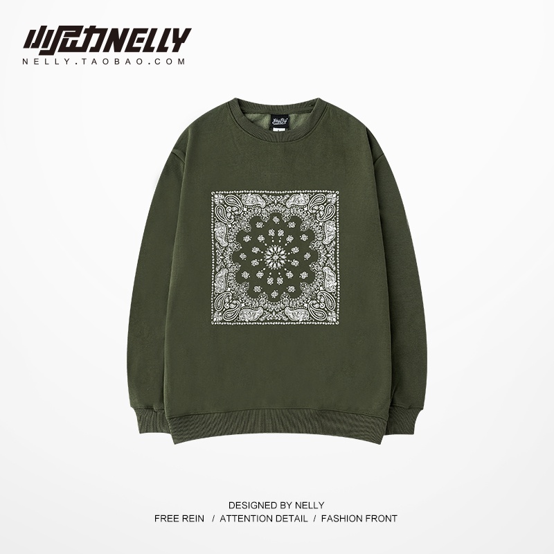 Áo sweater nỉ lót lông Nelly unisex mẫu mới 2022 MÃ 001