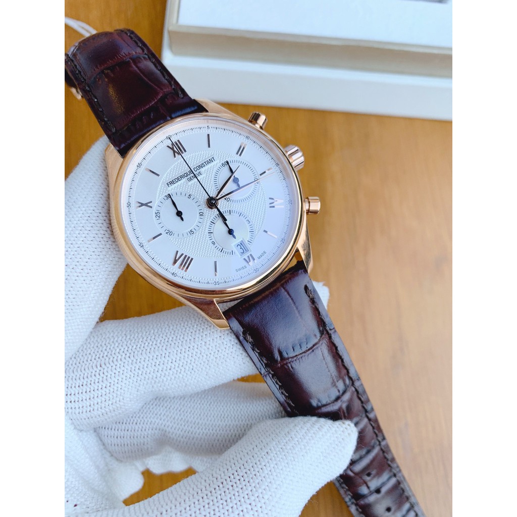 Đồng hồ nam chính hãng Frederique Constant FC-292MV5B4 - Máy Quartz pin - Kính Sapphire