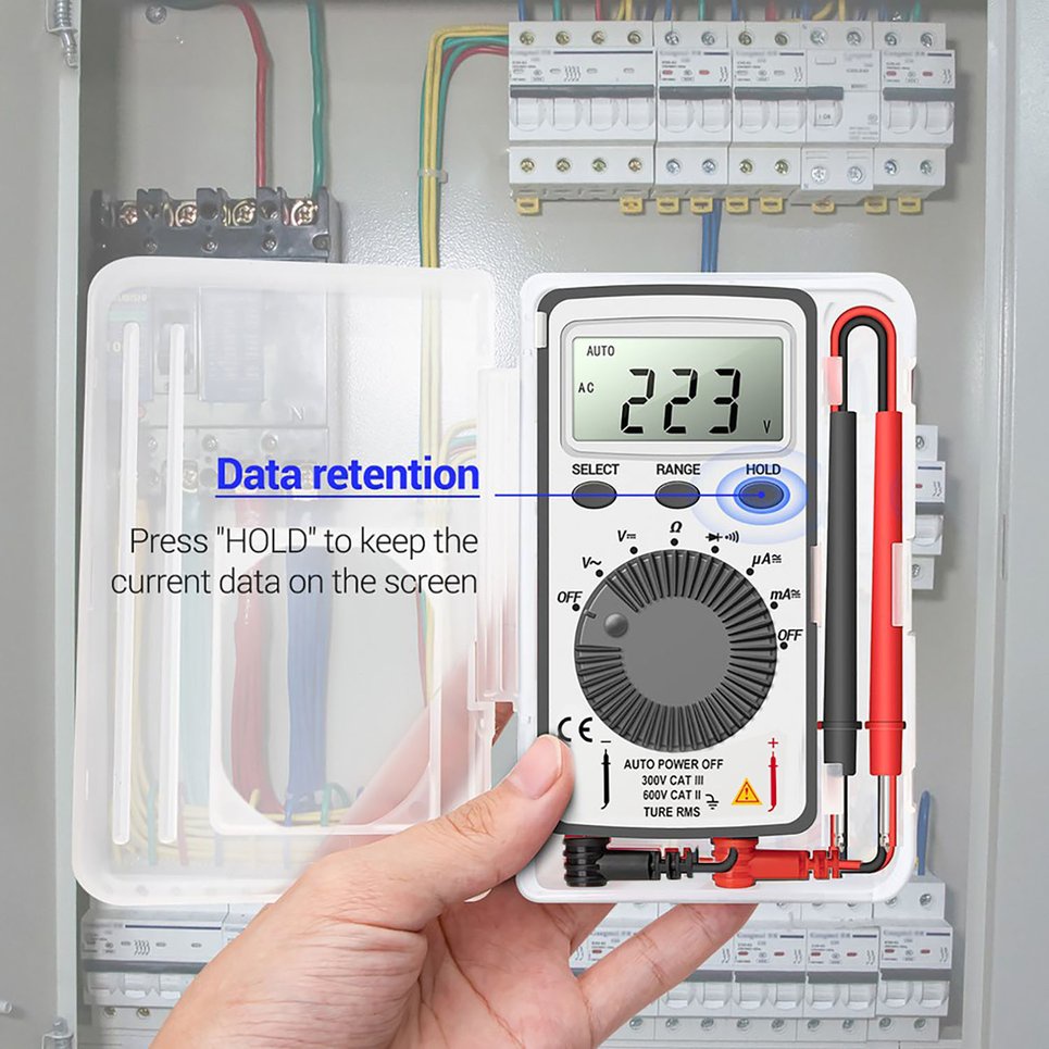 Mini Digital Multimeter ANENG AN101 Multimeter Tester DC/AC Voltage Current