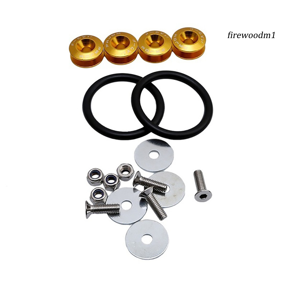 FENDER Bộ Ốc Vít Cố Định Tấm Chắn Bùn Xe Hơi Tháo Lắp Nhanh Tiện Lợi