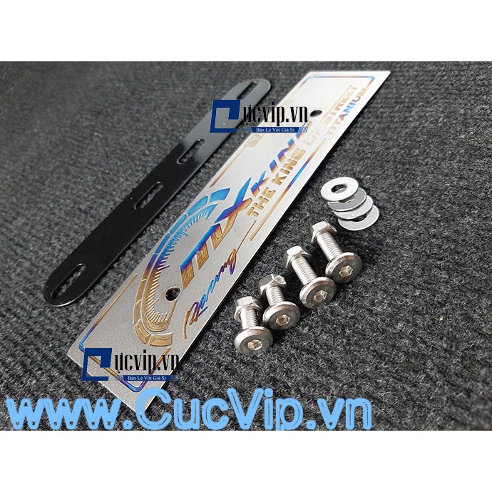 Bộ Bảng Tên MXKing Nhôm Xi Titan Kèm Ốc Inox Thái Siêu Dày