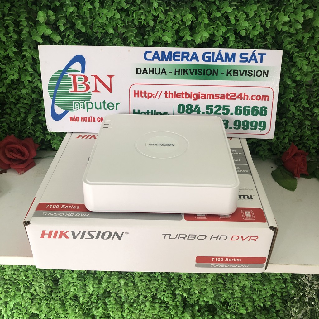 Đầu ghi hình Hikvision DS-7104HQHI-K1 4 cổng full 2.0 vỏ nhựa