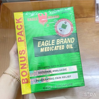 Dầu gió xanh con Ó Mỹ Eagle Brand 24ml
