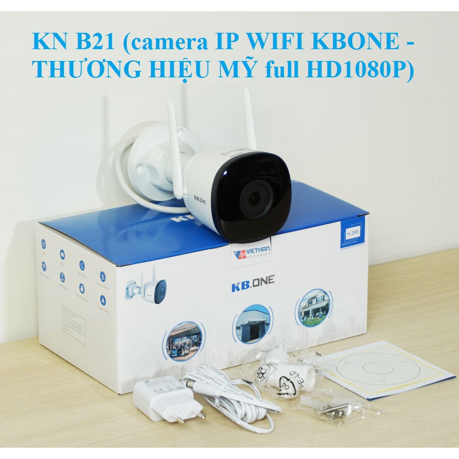 Camera ngoài trời wifi không dây KN-B21 KB Vision