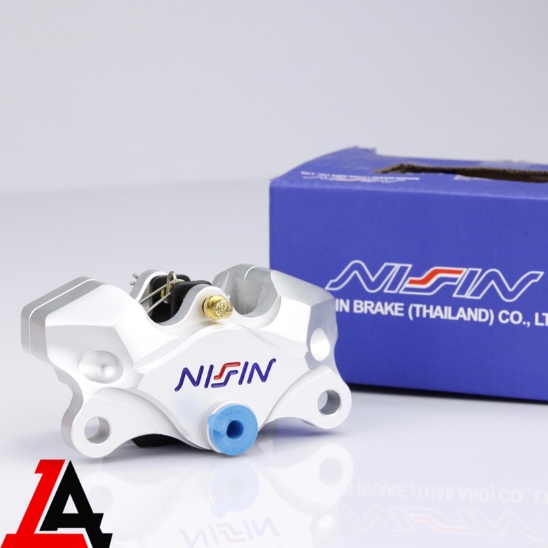 Bộ heo dầu Nissin 2 Piston chính hãng kèm pát nhôm CNC dành cho các dòng xe