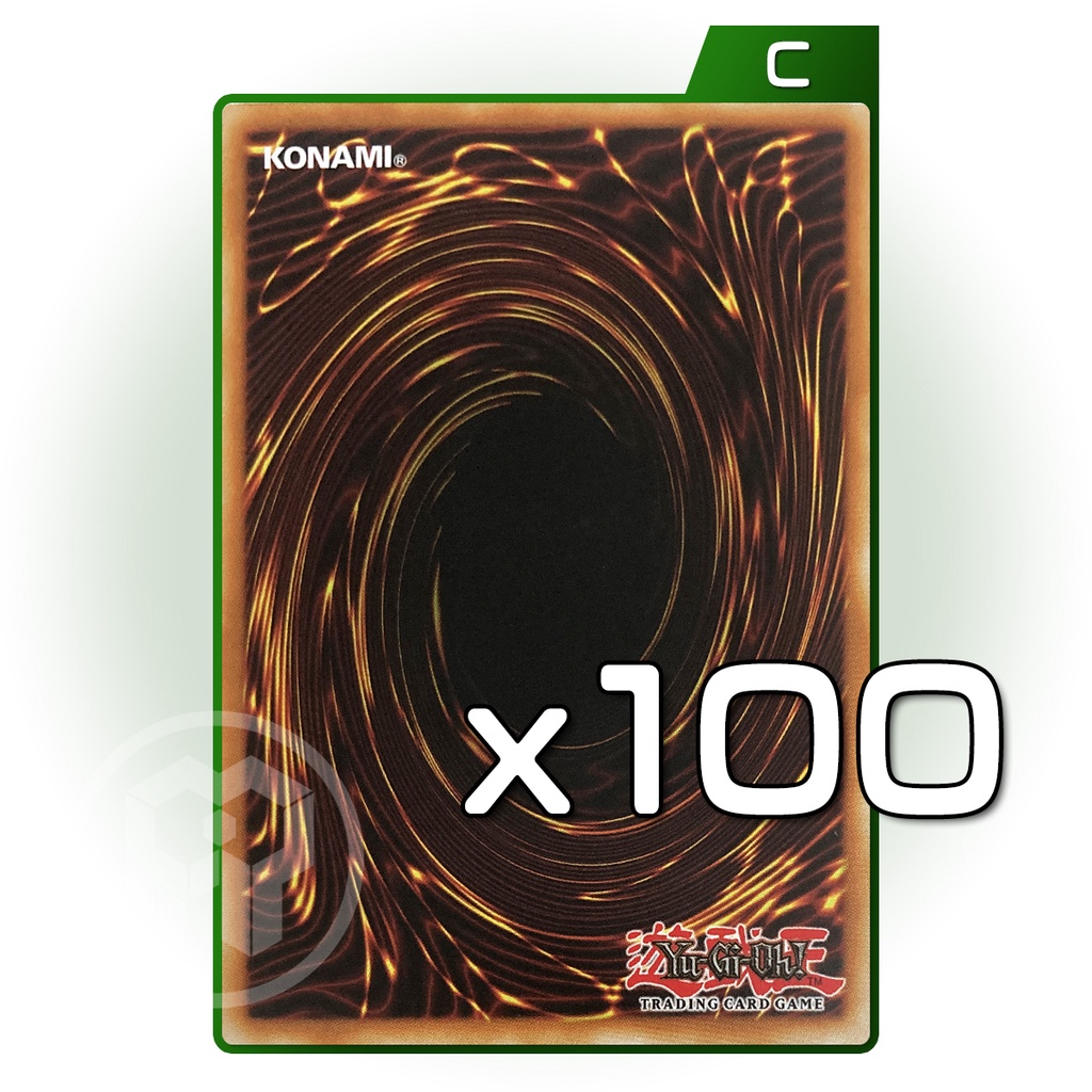 Pack Yugioh ngẫu nhiên - 100 thẻ bài Common EN