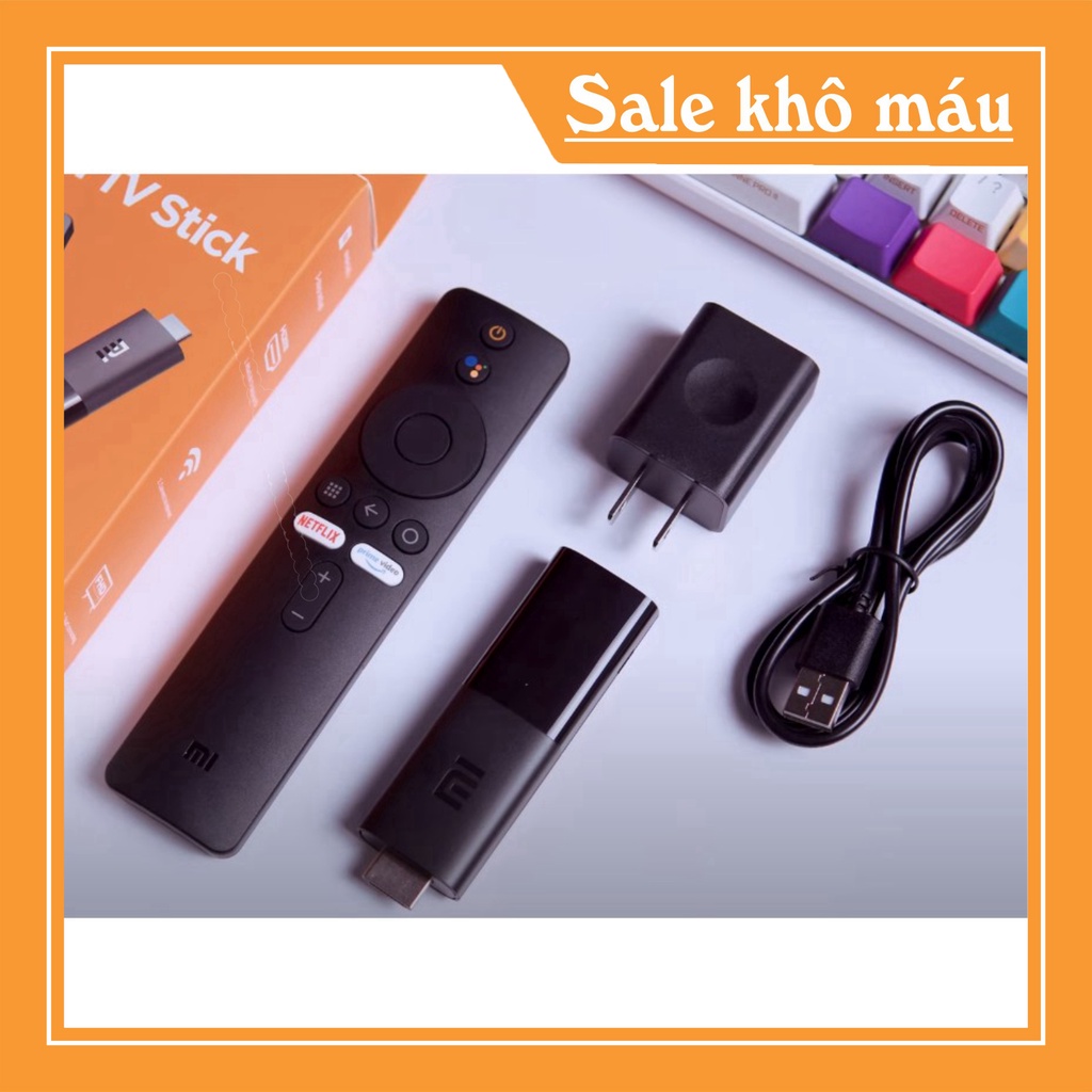 Tri ân Xiaomi Mi TV Stick Android Tv box Quốc Tế tìm kiếm giọng nói Tiếng Việt Tri ân