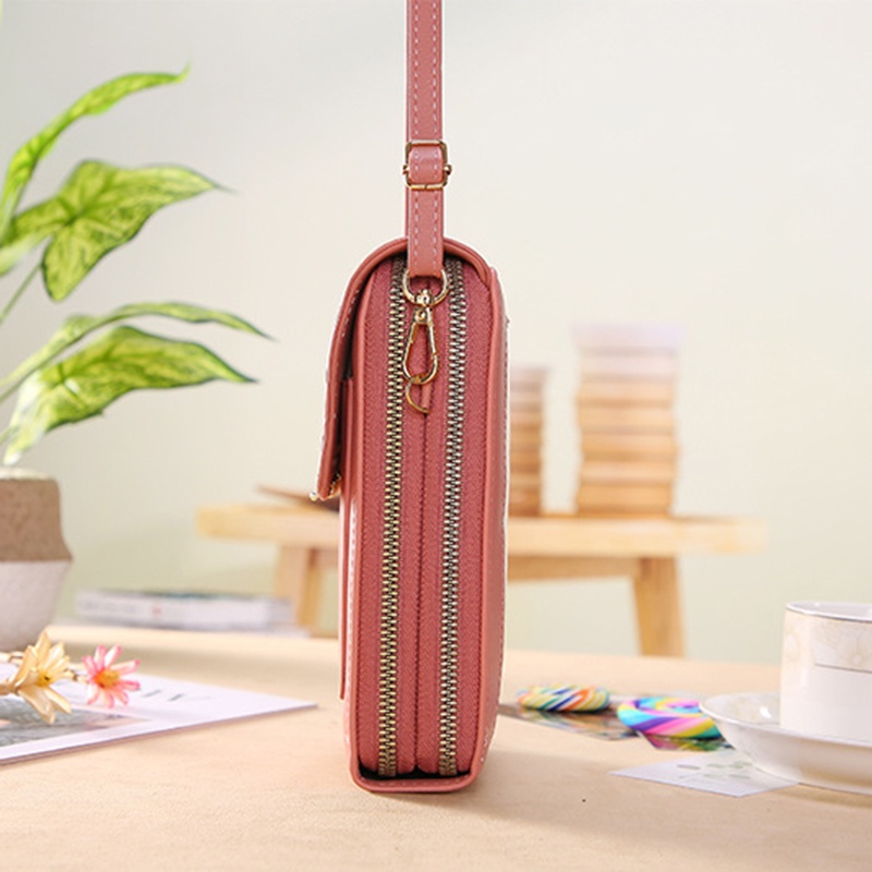 Túi đeo chéo đựng điện thoại thiết kế nhỏ nhắn thời trang xinh xắn dành cho nữ IELGY