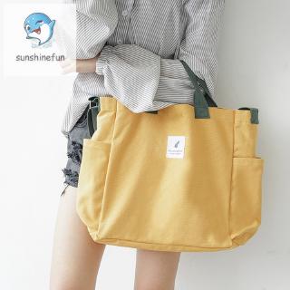 1 túi xách nữ vải bố cỡ lớn dùng đi du lịch