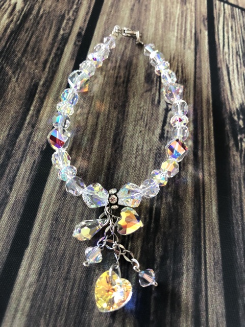 Vòng Tay Pha Lê Áo Tim Kit