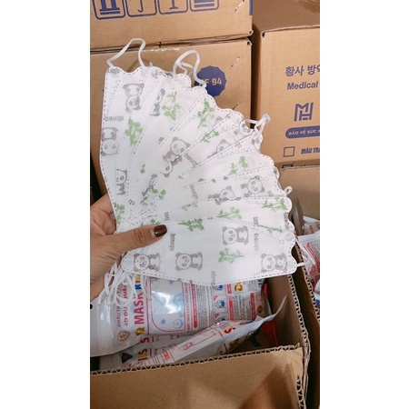 KHẨU TRANG KF94 CHO BÉ 0-7 tuổi gói 10c | BigBuy360 - bigbuy360.vn
