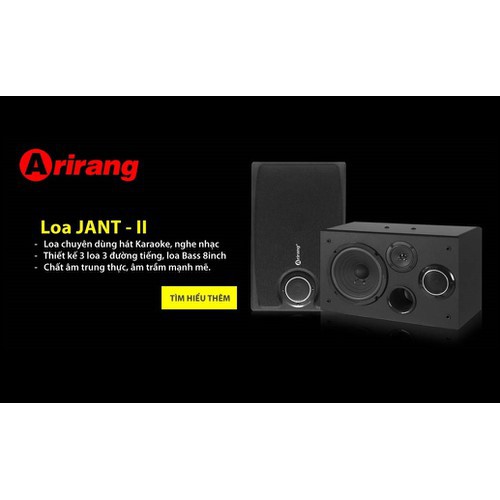 Loa Arirang Jant II - Hàng Chính Hãng