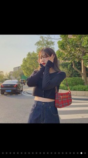 Áo croptop dài tay