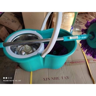 BỘ LAU NHÀ KÈM THÙNG XOAY 360 ĐỘ