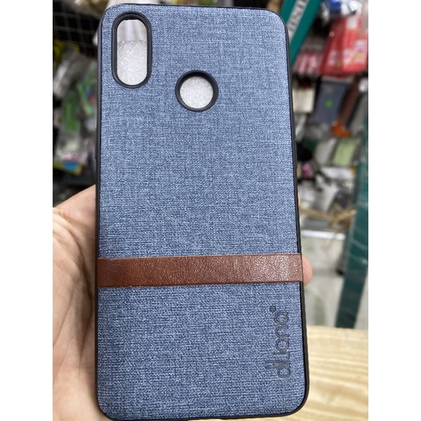 Ốp lưng Oppo Realme 3 dẻo viền đen lưng vải
