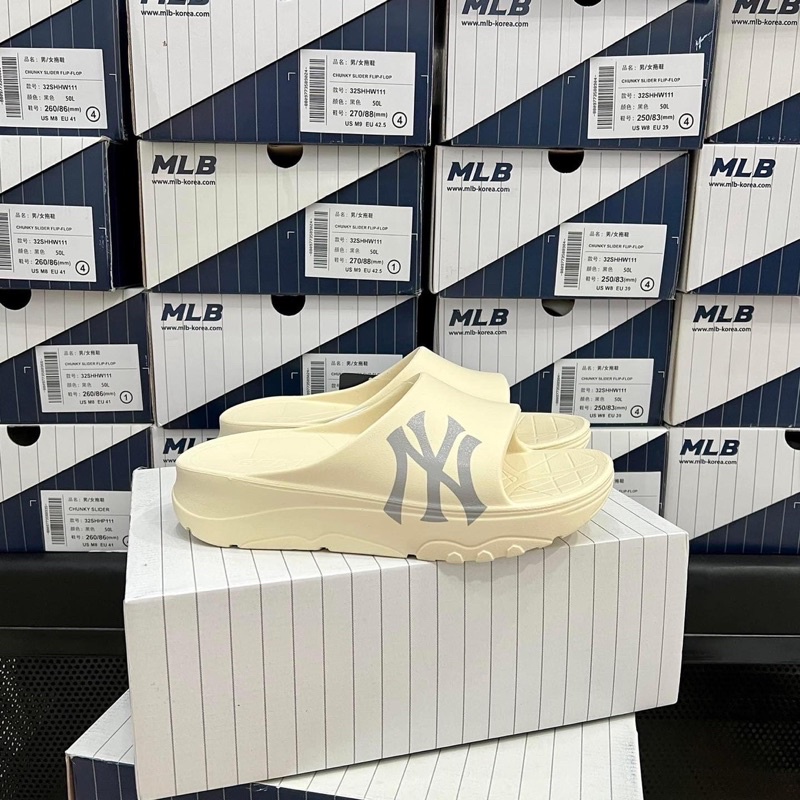 Dép MLB Chunky New York Yankees Có Sẵn *REAL-AUTHENTIC*