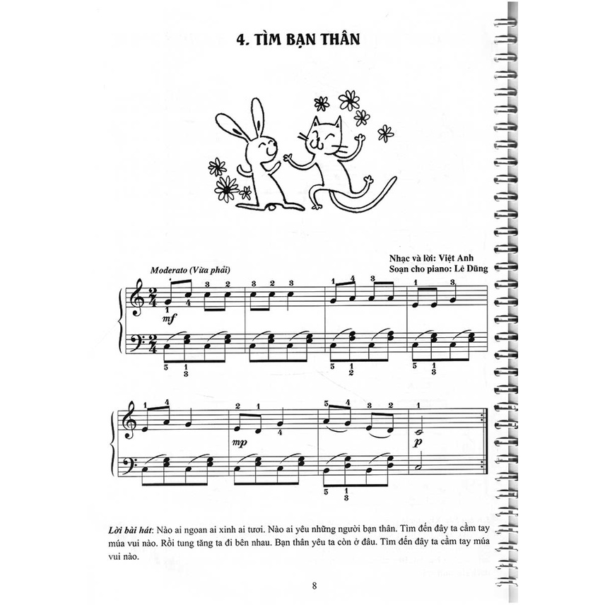 Sách - Piano Cho Thiếu Nhi - Tuyển Tập 220 Tiểu Phẩm Nổi Tiếng - Phần 2
