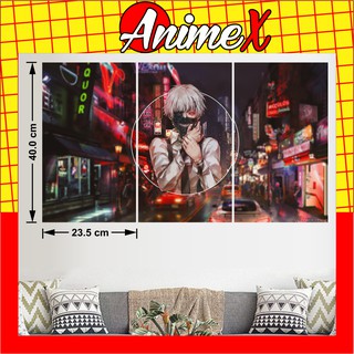 Combo 3 Tấm TranhDán Tường In Hình Ngạ quỷ vùng Tokyo - Tokyo Ghoul Poster Áp Phích Trang Trí by AnimeX Part 2
