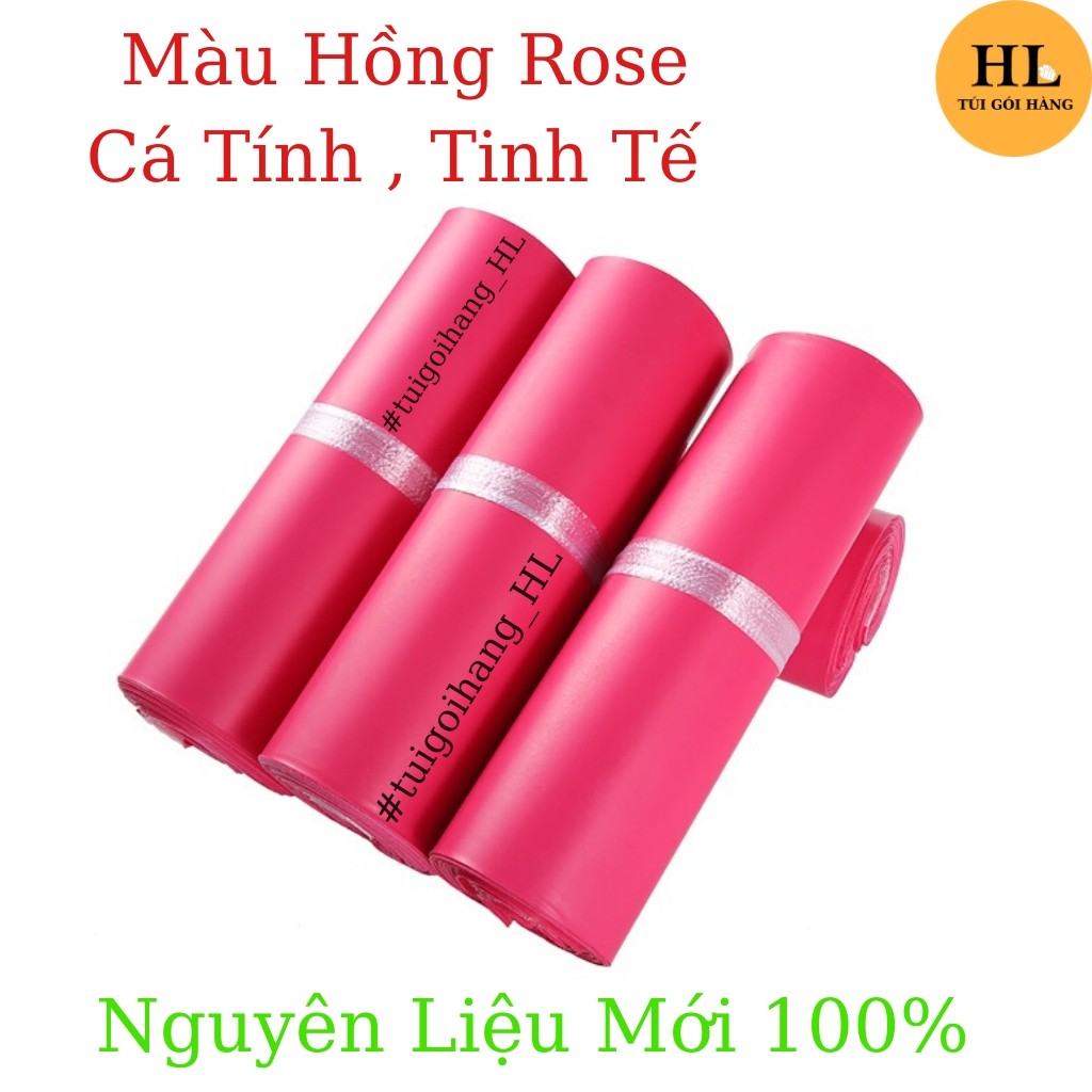 Túi Gói Hàng HL03 Chất Lượng Cao Cấp Size 25 x 35 Màu Hồng Rose