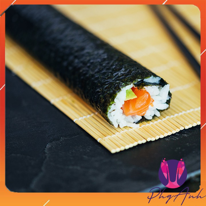 Rong biển cuộn cơm sushi, kimpap loại 100 lá