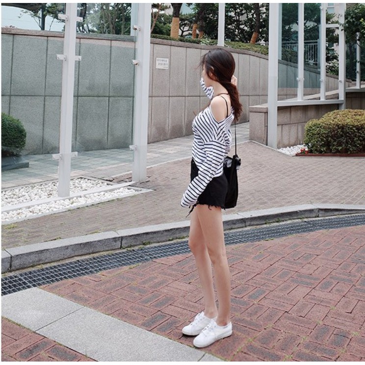 QUẦN JEANS RÁCH BASIC ULZZANG THỜI TRANG NỮ