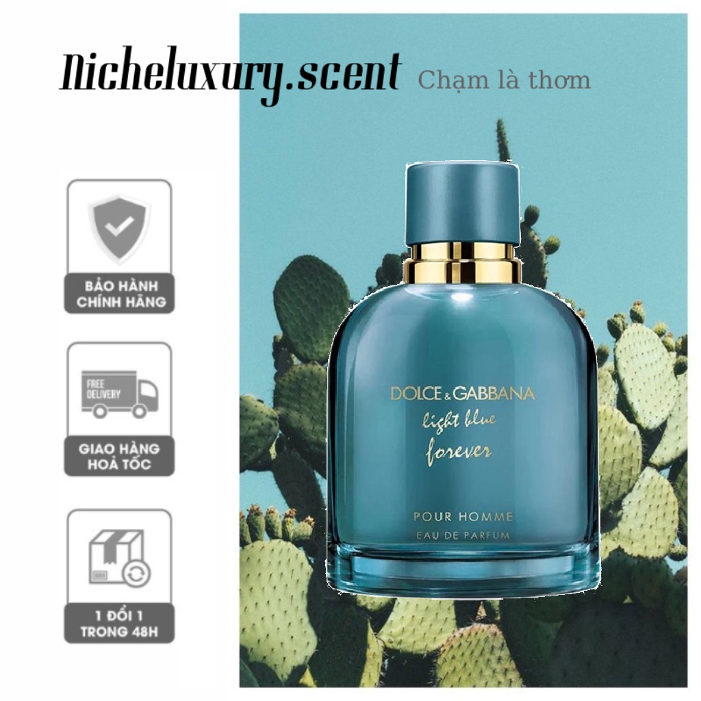 🅽🅸🅲🅷🅴 - Nước Hoa D&G Light Blue Forever Pour Homme - 10мl