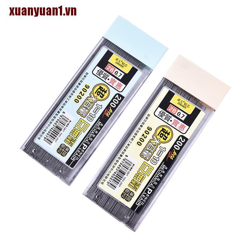 Hộp 200 Ngòi Chì Graphite 2B Cho Bút Chì Bấm