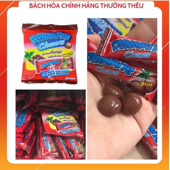 Kẹo Socola 3 viên Dynamite Hàng Thái gói 125g