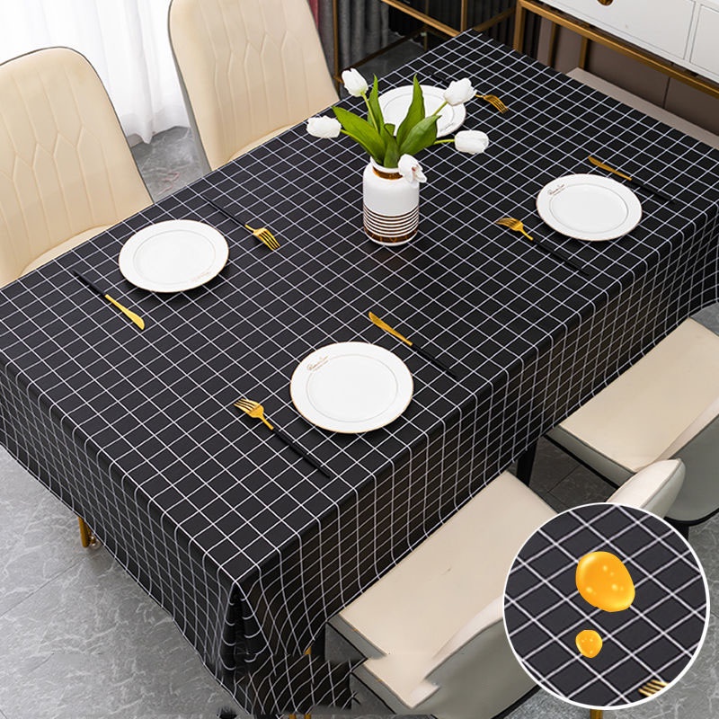 Khăn Trải Bàn Dùng Một Lần Bằng Nhựa Pvc Chống Thấm Nước / Dầu / Bỏng Cao Cấp Tiện Lợi Dễ Sử Dụng