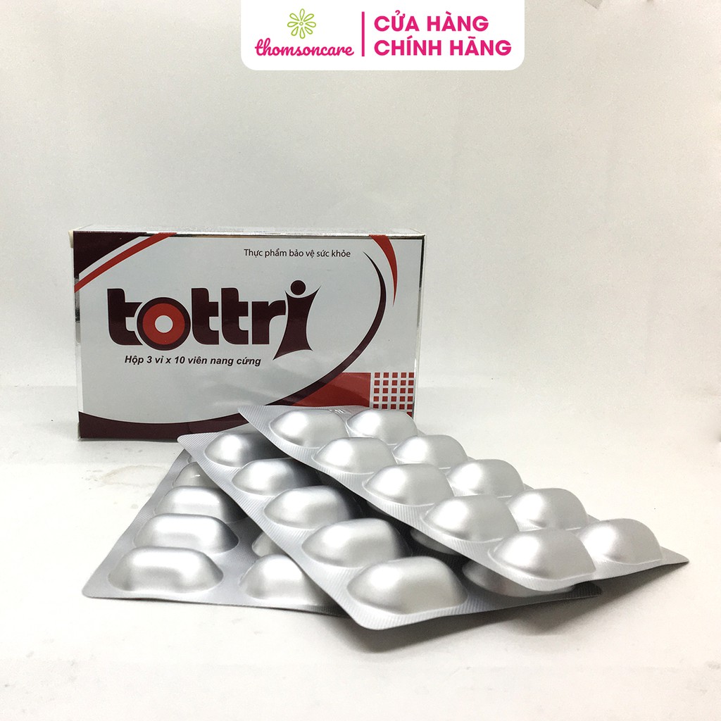 Viên uống Tottri - Viên nang cứng - Giúp cho người bệnh trĩ - Hộp 30 viên của Traphaco | BigBuy360 - bigbuy360.vn