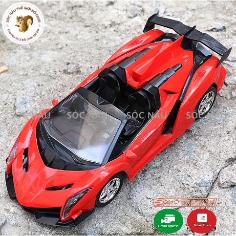 Xe ô tô thể thao điều khiển từ xa RC sport car siêu tốc độ có đèn led - hàng loại 1 có kèm sạc pin