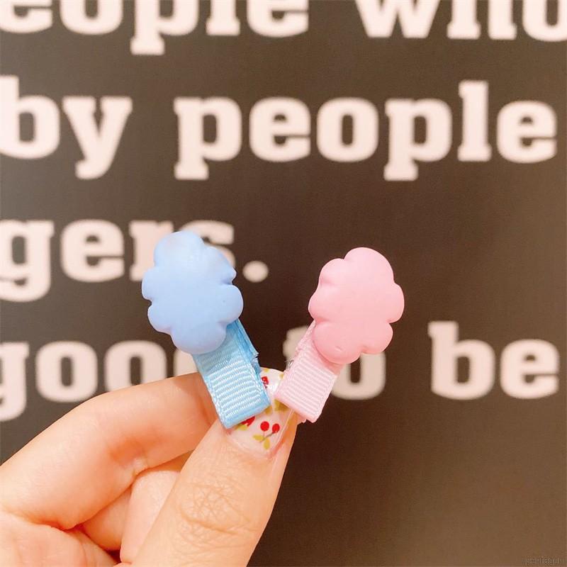 Set 3 Kẹp Tóc Hình Kẹo Mút / Cầu Vồng / Đám Mây Dễ Thương Cho Bé Gái