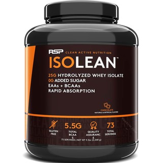Thực Phẩm Bổ Sung Hỗ Trợ Tăng Cơ Bắp Cho Người Tập Gym RSP Iso Lean 5lbs (73 lần dùng)