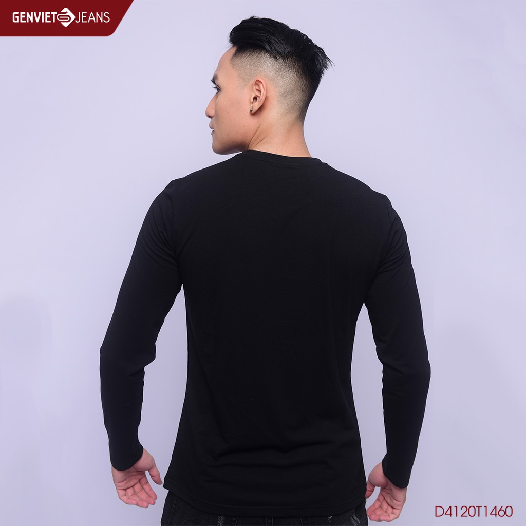 Áo thun dài tay Nam D4120T1460 GENVIET JEANS | BigBuy360 - bigbuy360.vn