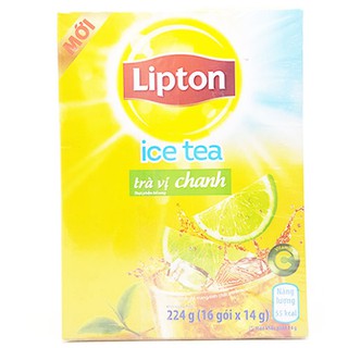Trà chanh Lipton Ice Tea hộp 16 gói