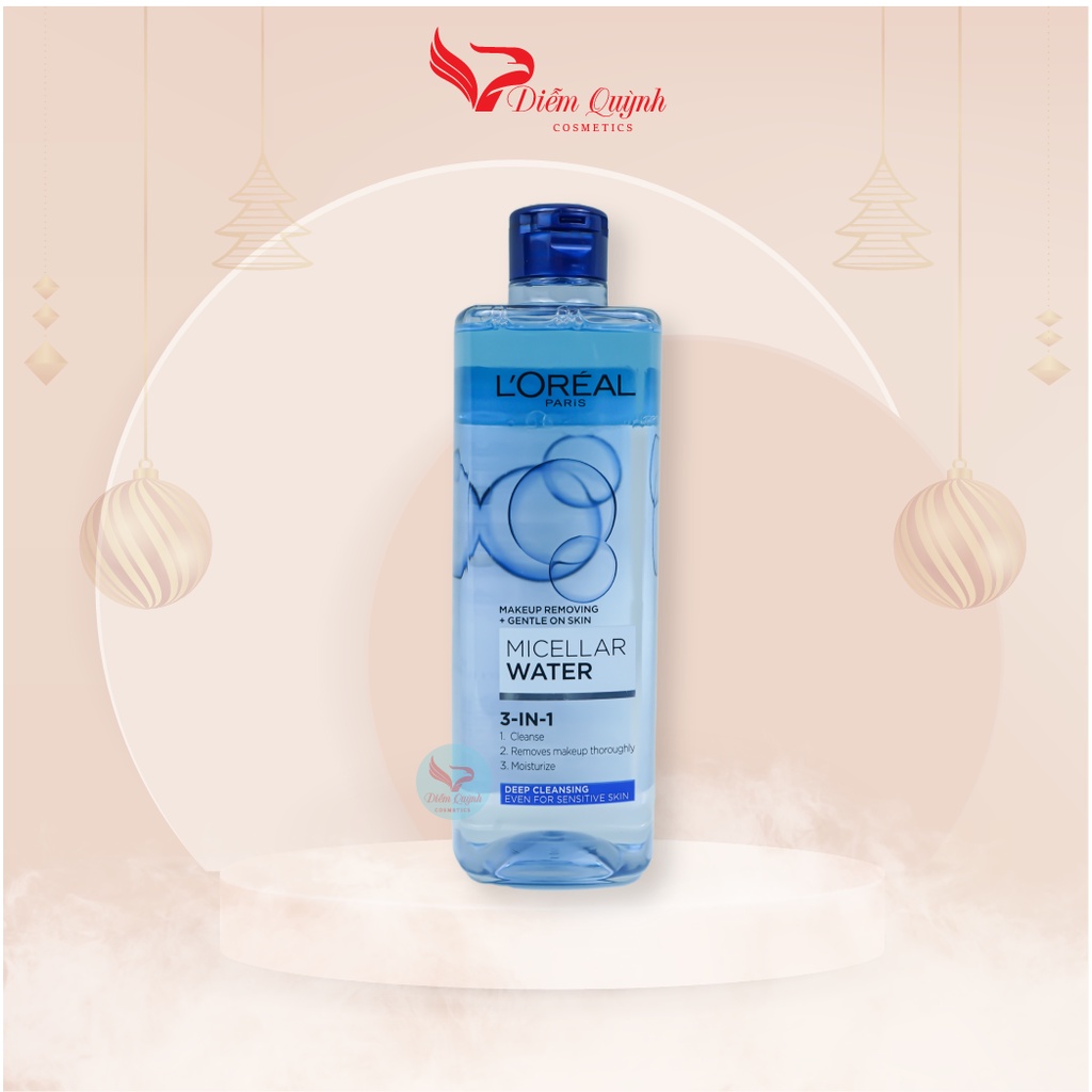 Nước tẩy trang Loreal Paris 3-in-1 Micellar Water 400ml