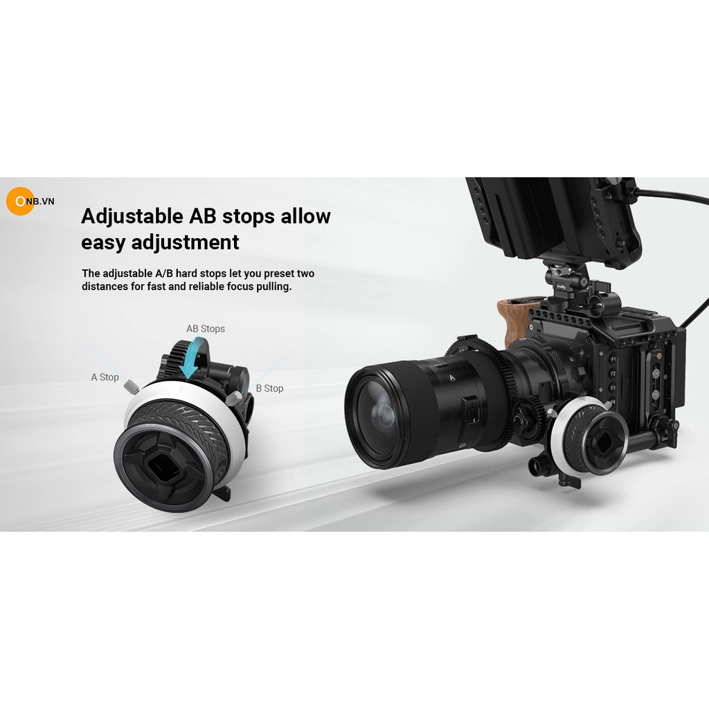 SmallRig Mini Follow Focus 3010 -  Bộ phụ kiện hỗ trợ xoay manual focus lens cho quay phim