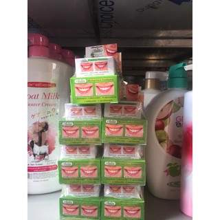 Kem tẩy trắng răng Green Herb Thái Lan 25g tặng hũ nhỏ 10g
