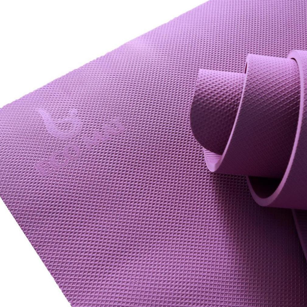 Thảm Tập Yoga S1ECO6MMTRON ECO MAT [TẶNG KÈM DÂY ĐEO &TÚI CAO CẤP] Thảm Tập Gym Chất Liệu TPE Cao Su Màu Sắc Thời Trang