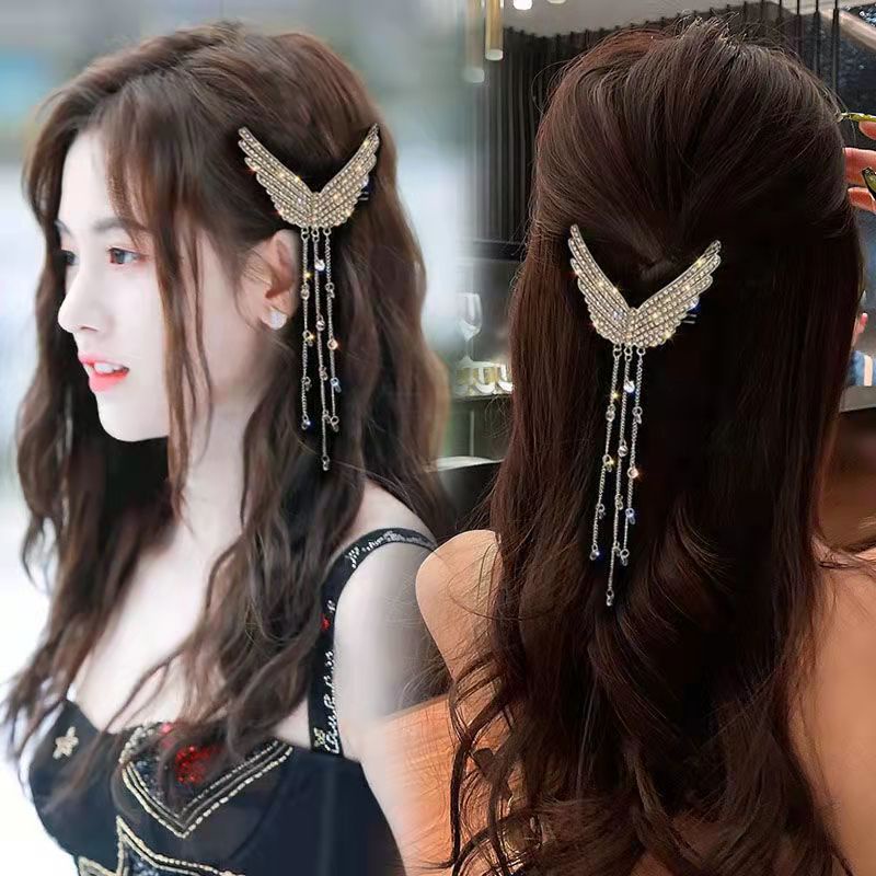 Kẹp tóc Haimeikang 3 mẫu tùy chọn đính đá thời trang