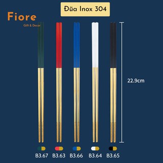 Đũa ăn cơm , đũa inox 304 cao cấp Fiore