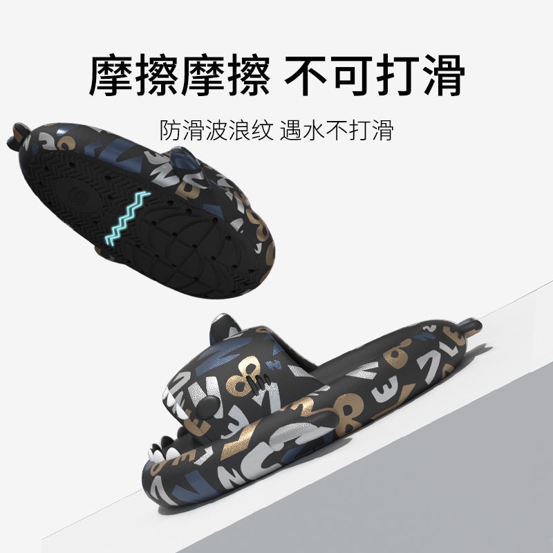 Hot Dép Đi Trong Nhà & Ngoài Trời Hình Cá Mập Hàn Quốc Cho Cặp Đôi