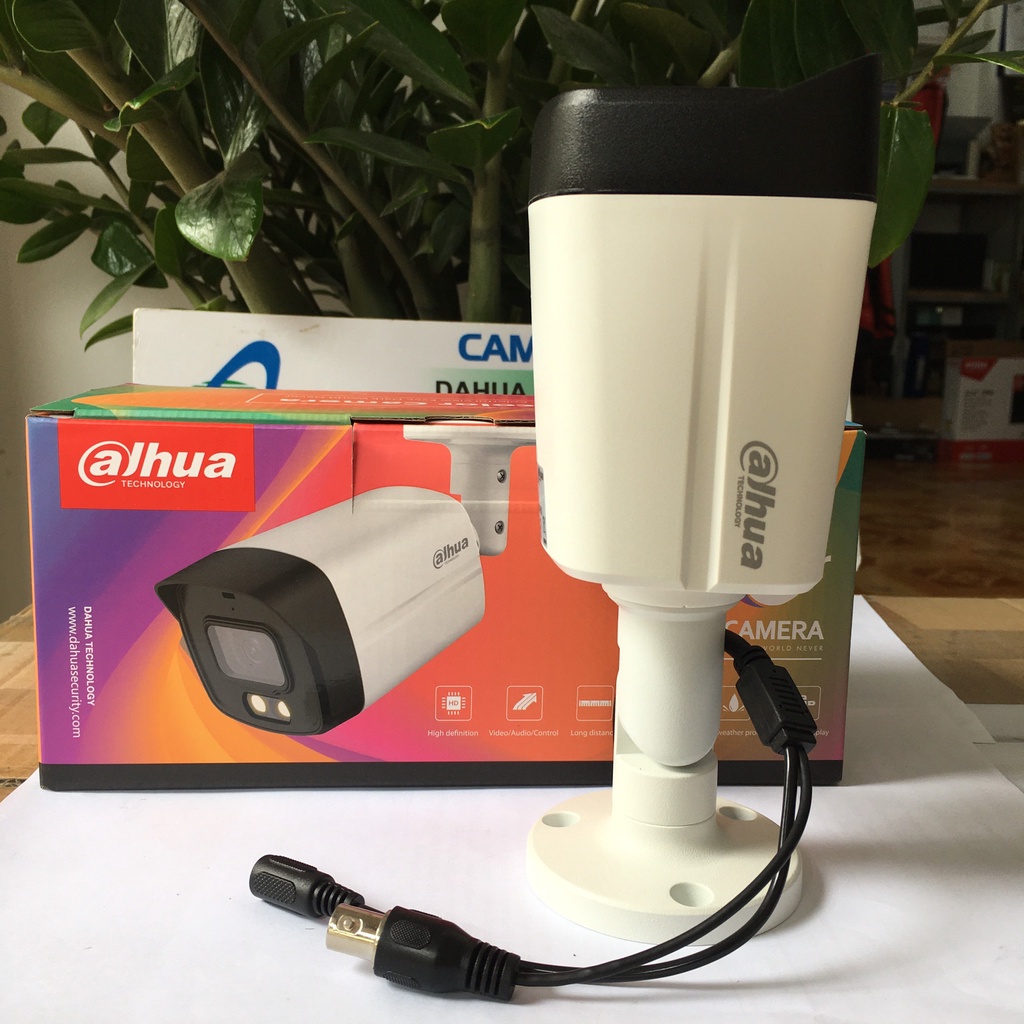 Camera HDCVI Dahua 5MP HFW 1509TLMP-LED Full Color có màu