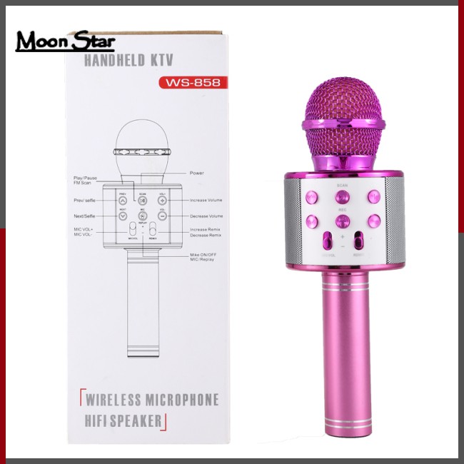 Micro Bluetooth Không Dây Hát Karaoke Cho Điện Thoại