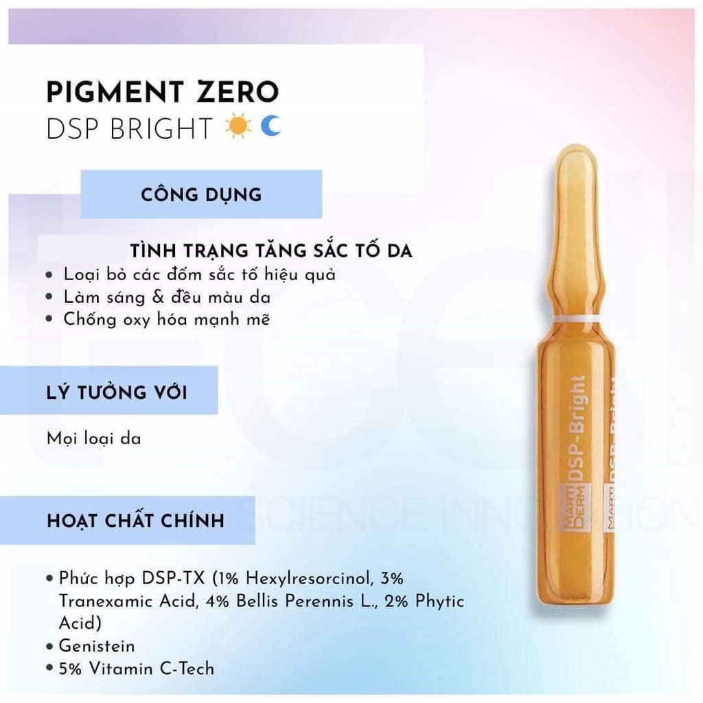 [CHUẨN AUTH] Ampoule MartiDerm(DSP Bright,Photo Age,Black Diamond,Hydra Plus,Liposome,Night Renew,Originals Flash)