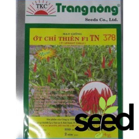 Hạt Giống Ớt Ấn Độ, Chỉ Thiên, Sừng Vàng, Sừng Cam 1 Gram